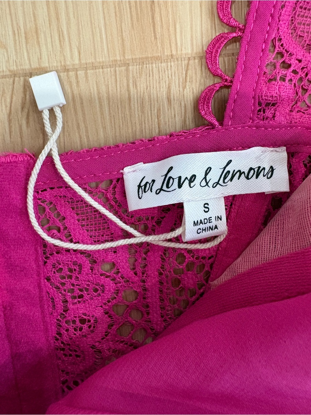 For Love and Lemons Sammie corset top pink small - Picture 4 of 5
